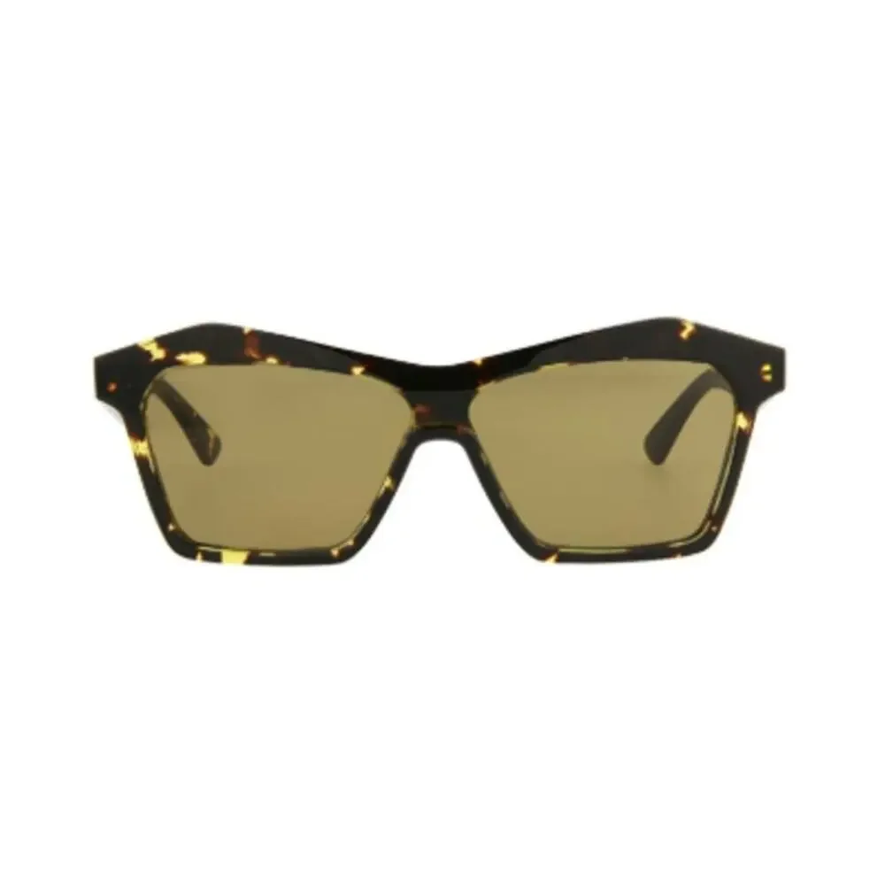 Bottega Veneta 99mm Cat Eye Sunglasses Havana Brown